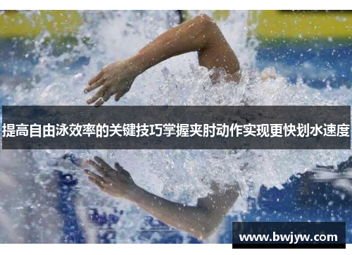 提高自由泳效率的关键技巧掌握夹肘动作实现更快划水速度
